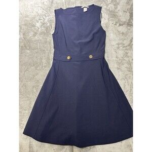 hm open-back denim dress Women's Denim blue Open-back denim dress